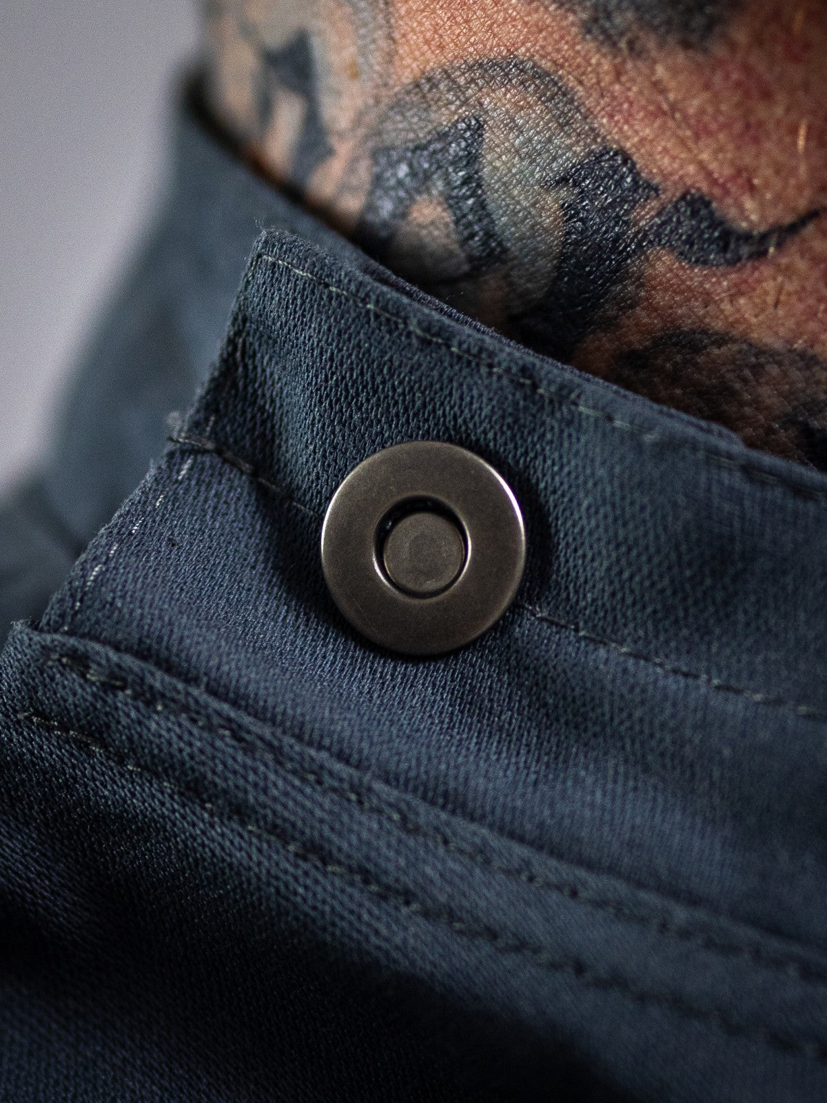 Veste de cuisine professionnelle pour homme, grise